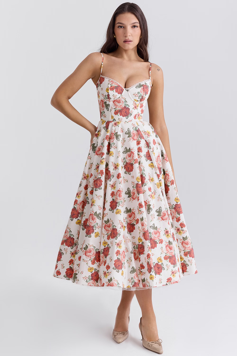 Sophie | Robe longue luxueuse et amincissante