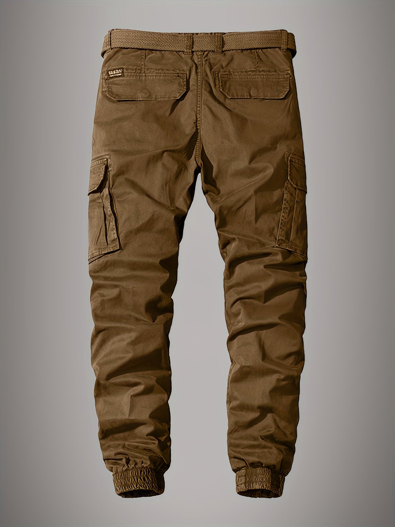 Joggers cargo Paweł pour hommes - Pantalon élégant brodé à multiples poches