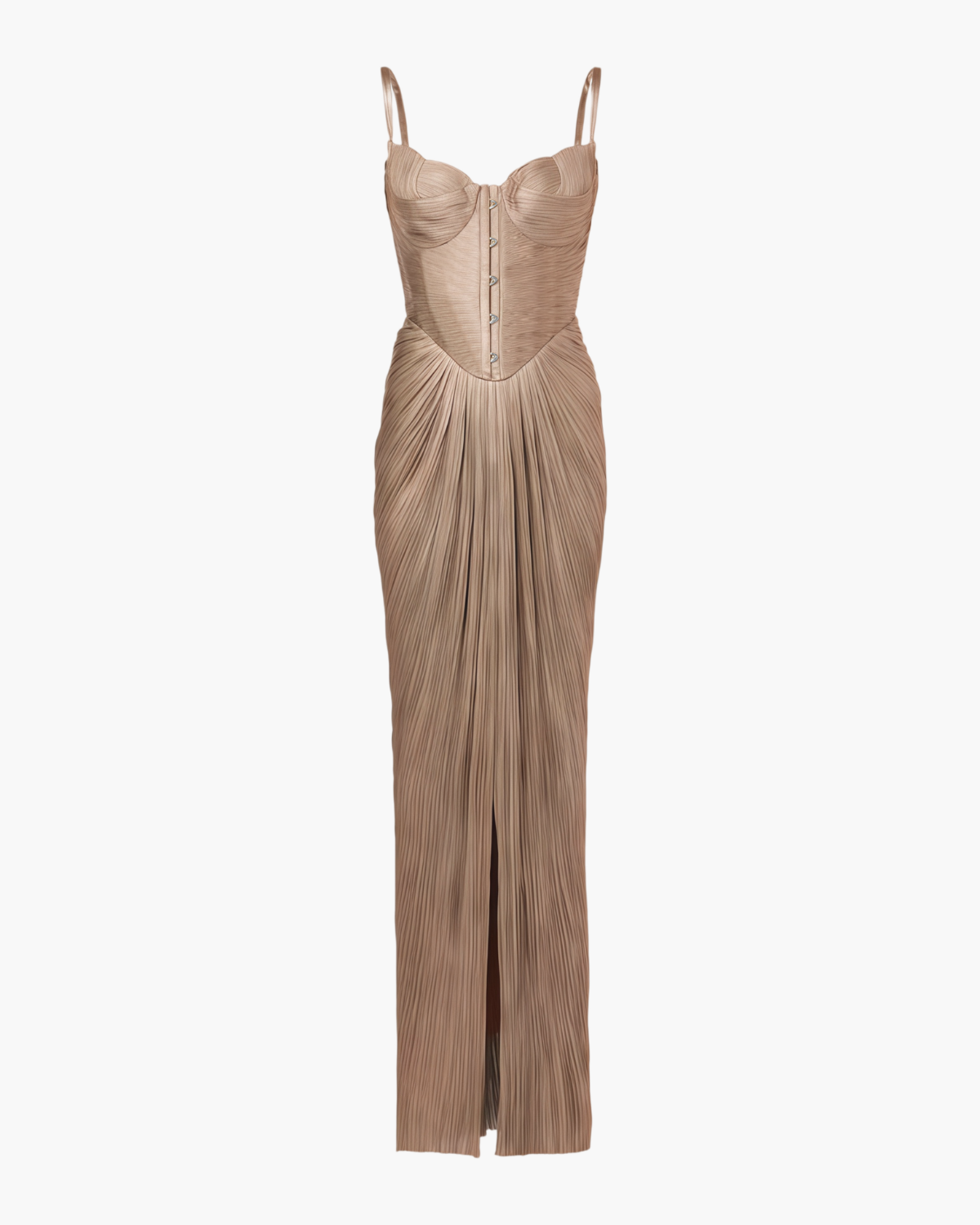 Pleated Maxi Dress Cléophée