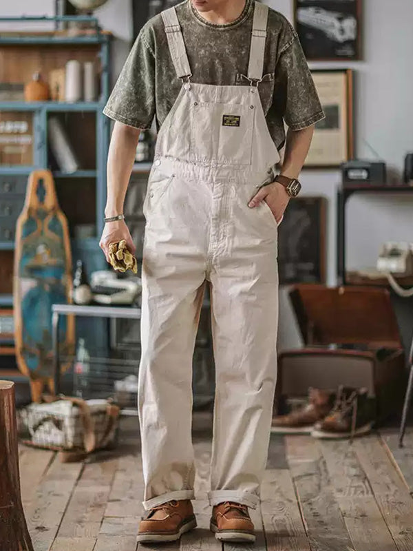 Unisex Vintage-Style Canvas Overall