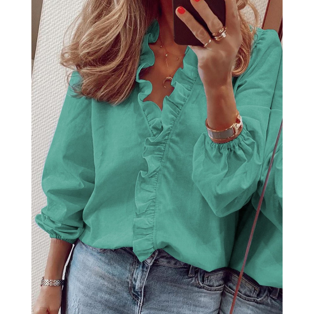 Camillea | Blouse élégante pour femme | Manches bouffantes