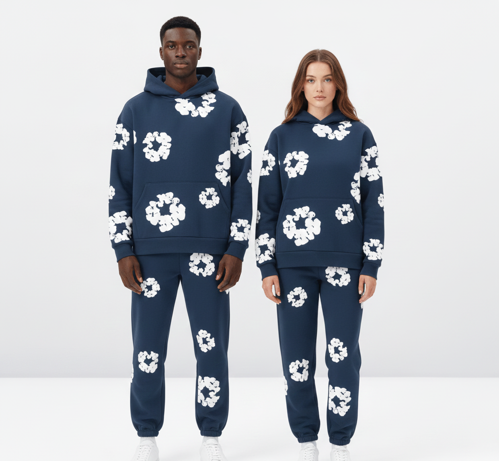 Costume unisexe en coton imprimé