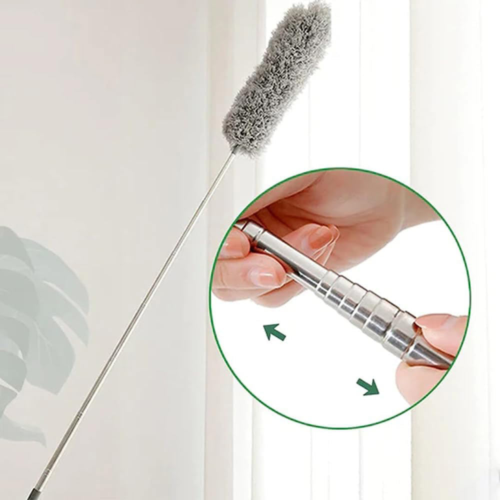 Plumeau télescopique – portée de 5 mètres et lavable en machine
