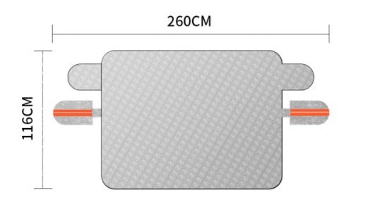 Couverture magnétique de haute qualité pour neige et glace pour voiture