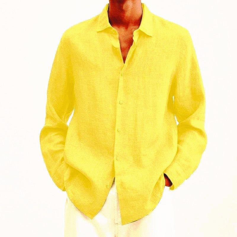 Elegant Natural Texture Shirt for Men - Albert