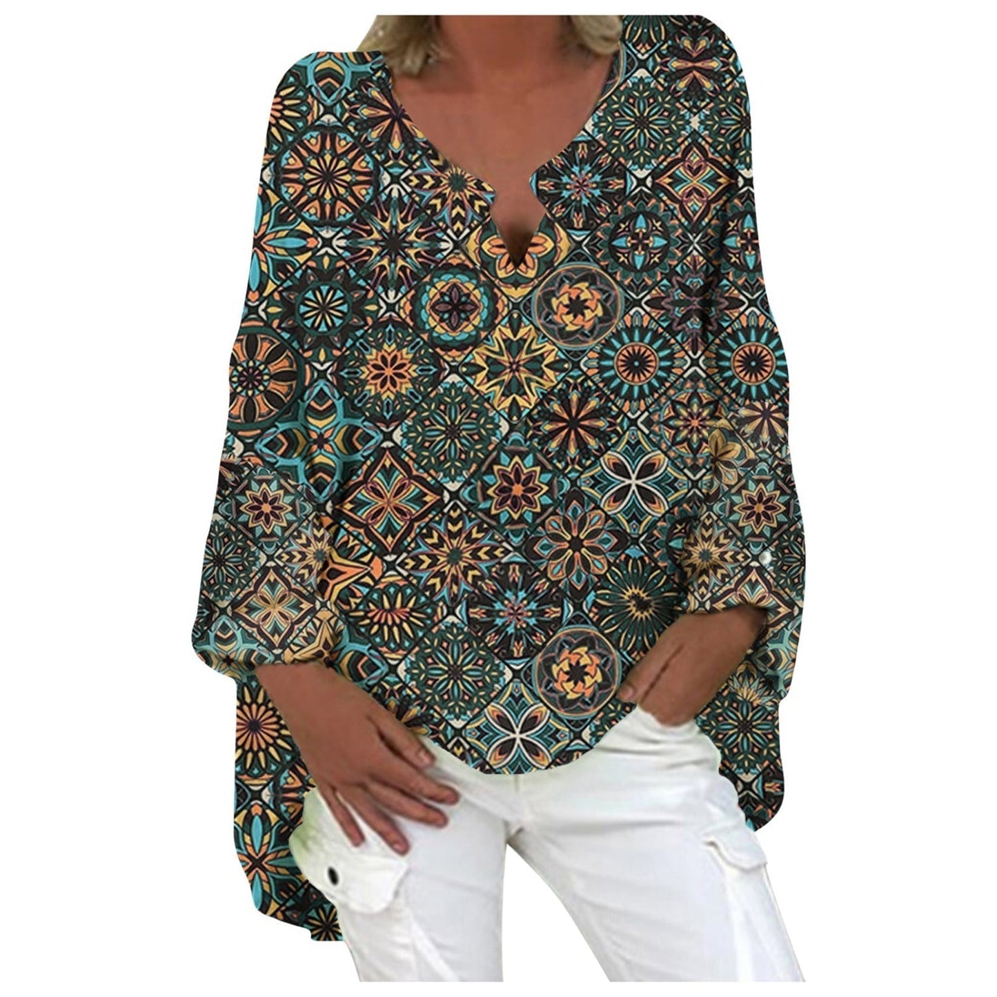 Natalia - Blouse en lin pour femmes - Coupe stylée avec confort optimal