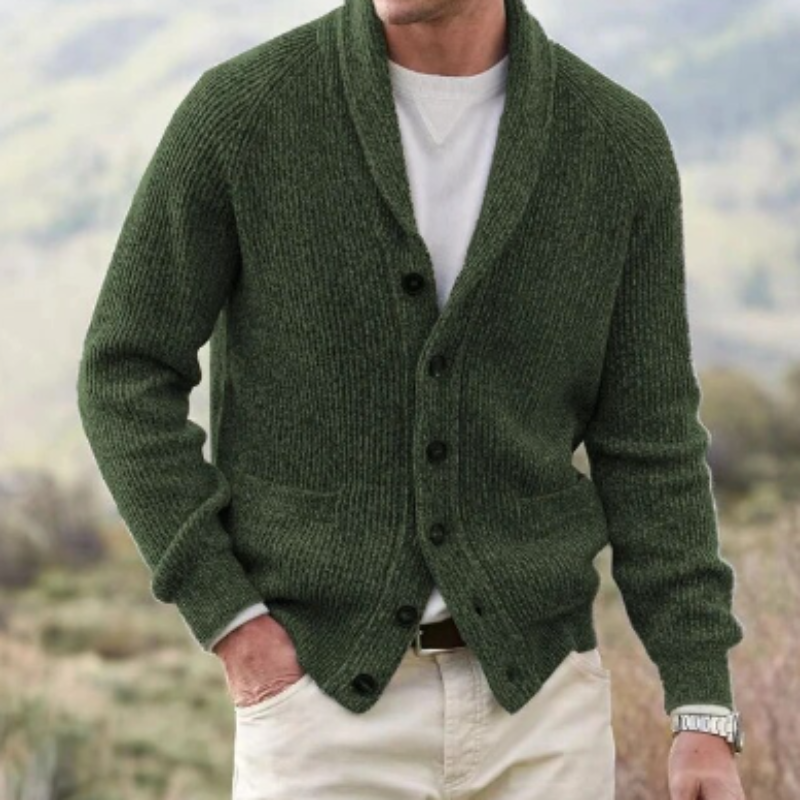 Gilet homme en laine Heritage col en V