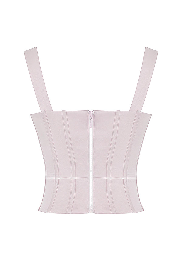 Aveline – Corset en satin pour femme avec coupe élégante
