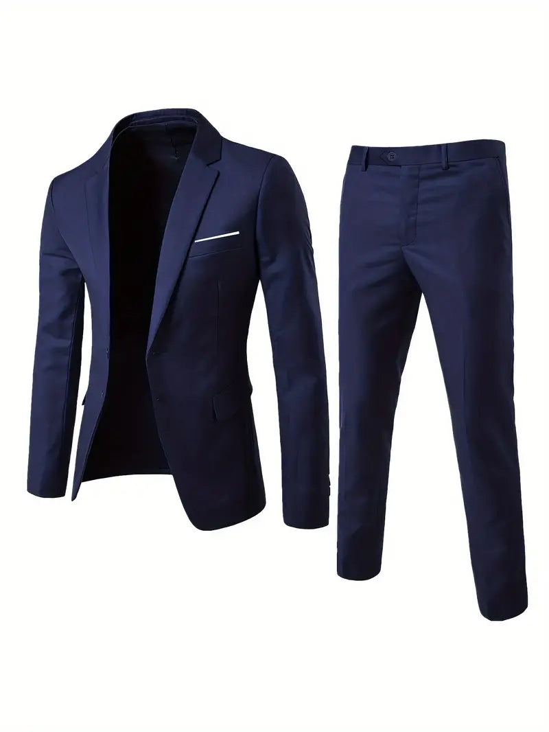 Costume d'affaires 2 pièces pour hommes