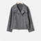 Manteau court femme col montant chic