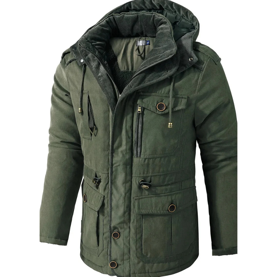 Veste à capuche chaude pour hommes | Hiver