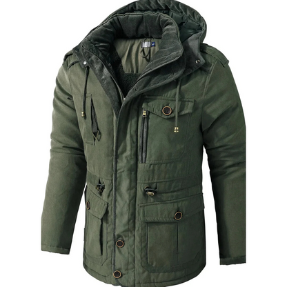 Veste à capuche chaude pour hommes | Hiver