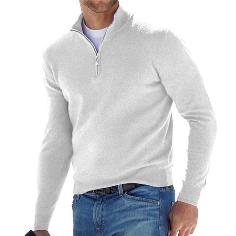 Pull confortable pour hommes avec fermeture éclair | Parfait pour toutes les saisons