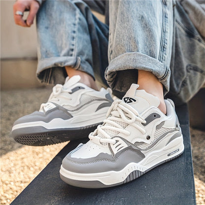 Chaussures de sport géométriques - décontractées et tendance