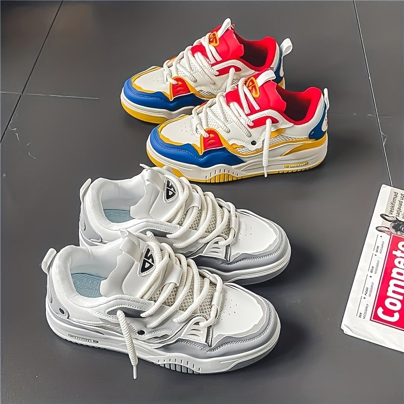 Chaussures de sport géométriques - décontractées et tendance