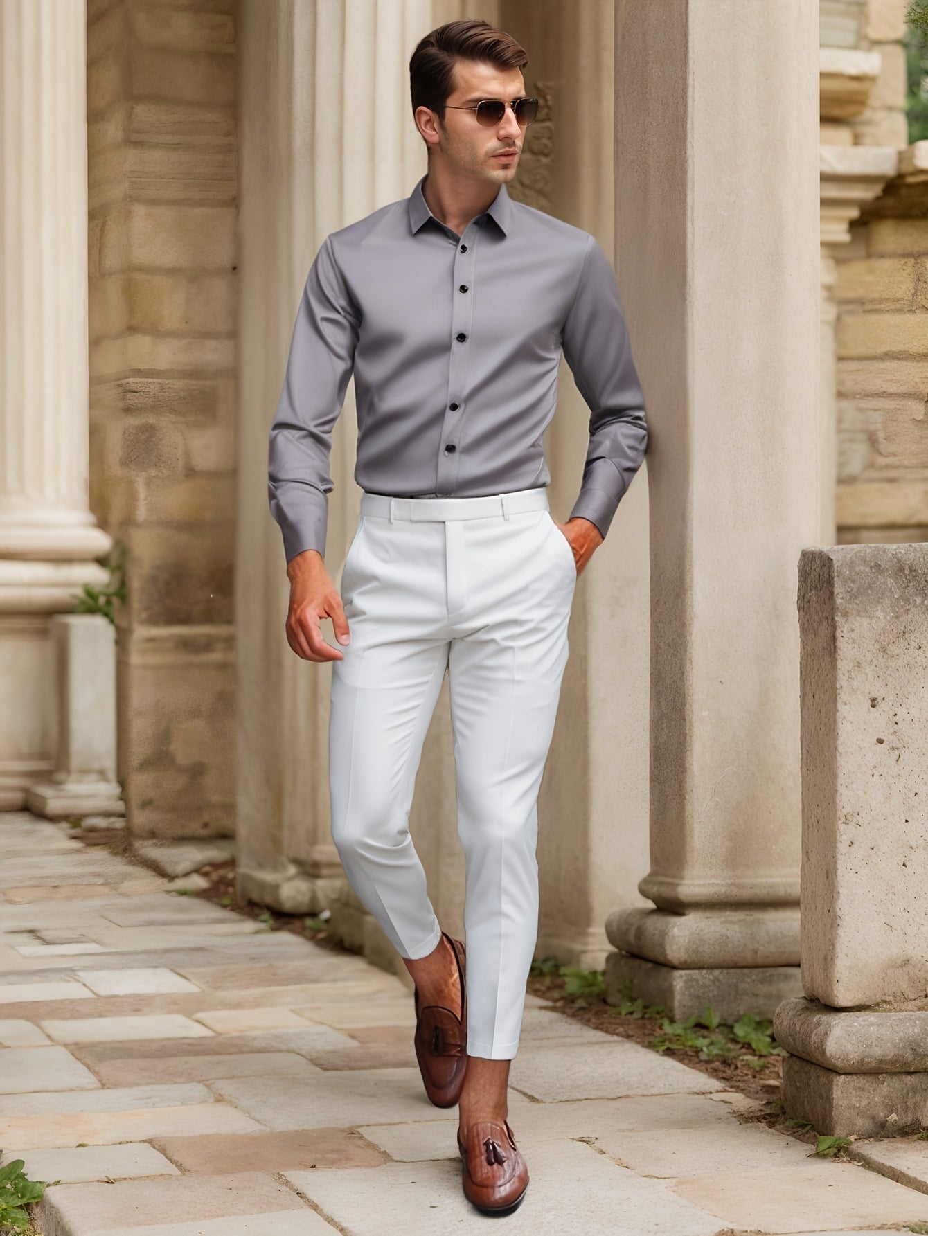 Finn | Chemise SlimFit stretch unie