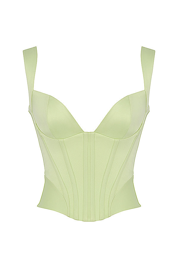 Aveline – Women's Satin Corset with Elegant Fit