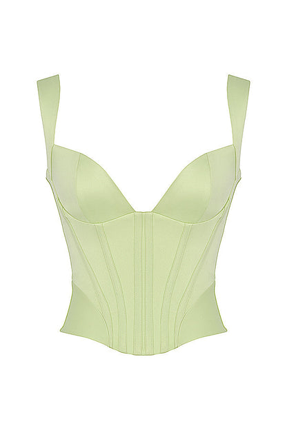Aveline – Women's Satin Corset with Elegant Fit