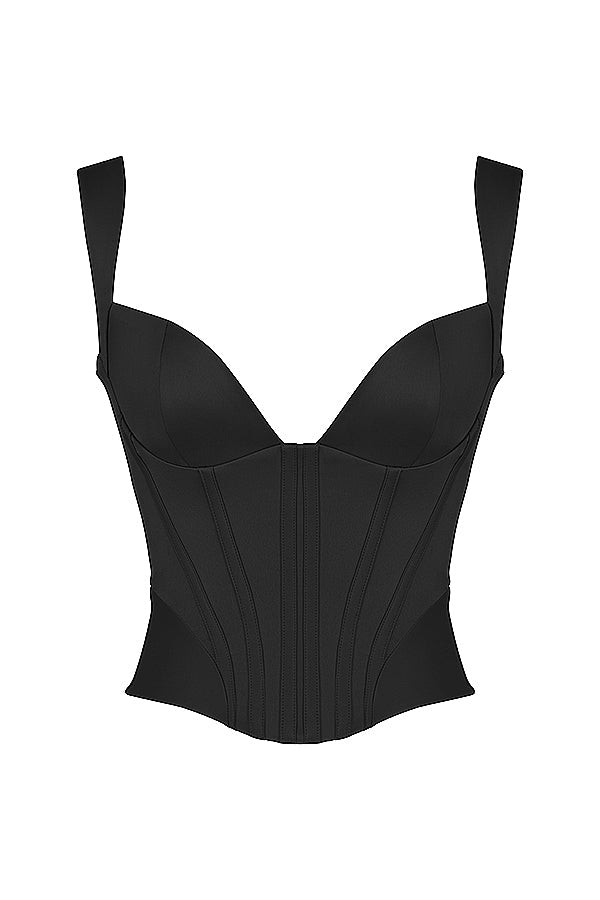Aveline – Women's Satin Corset with Elegant Fit