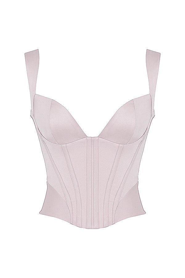 Aveline – Women's Satin Corset with Elegant Fit