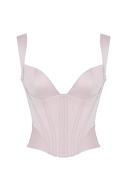 Aveline – Women's Satin Corset with Elegant Fit
