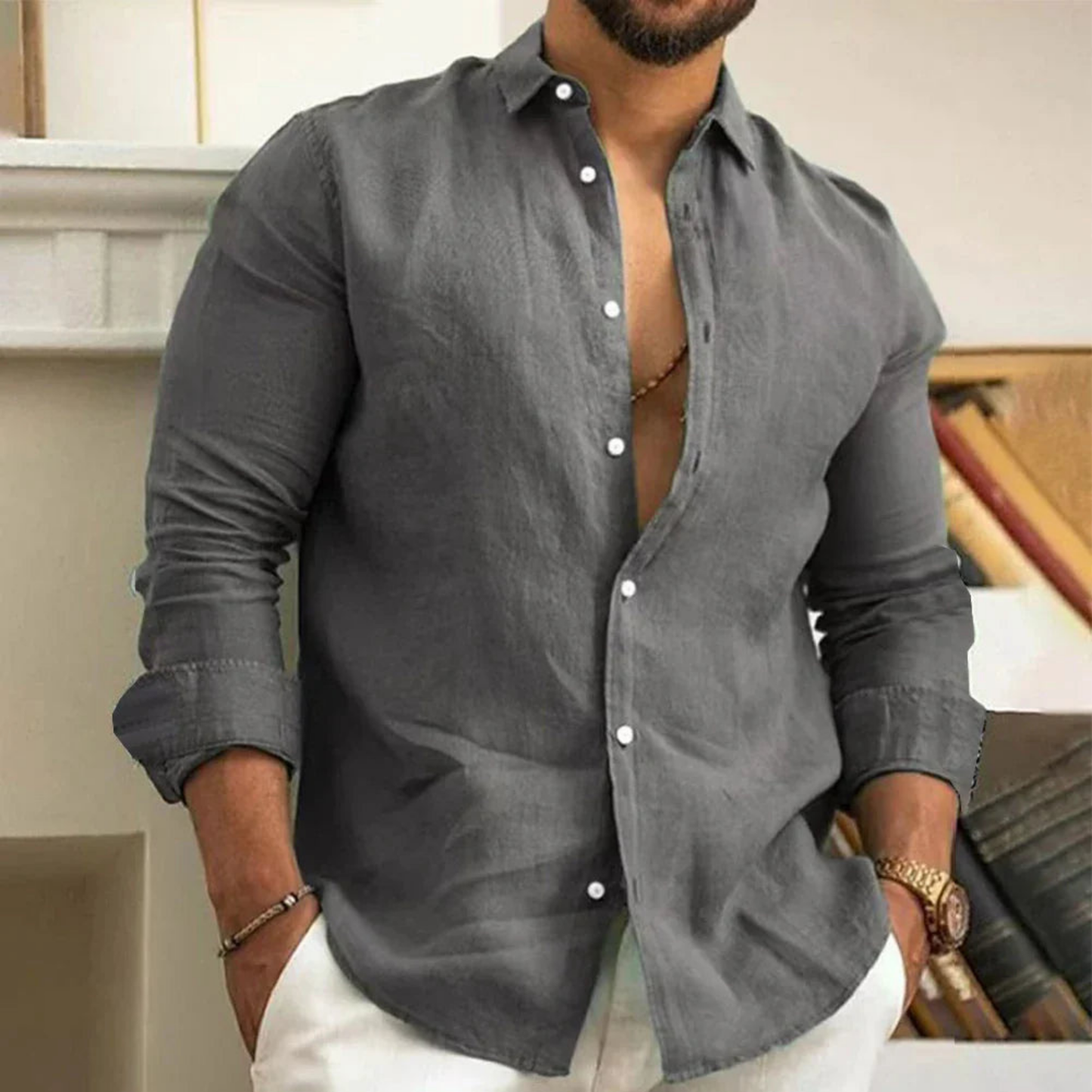 Brandon | men's shirt | lightweight and breathable fabric