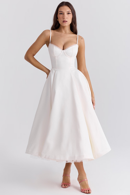 Sophie | Robe longue luxueuse et amincissante