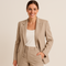 Elegant women's suit - slim fit jacket and pants for ceremonies or work