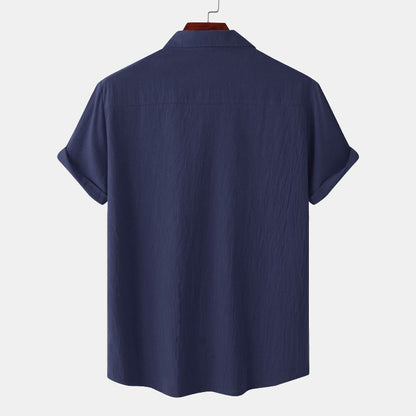 Chemises à manches courtes en lin Chemises pour hommes