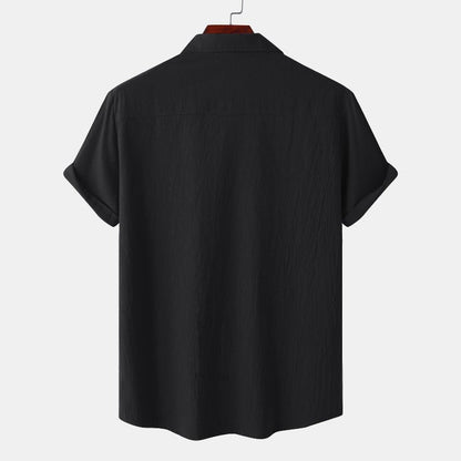 Chemises à manches courtes en lin Chemises pour hommes