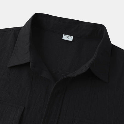 Chemises à manches courtes en lin Chemises pour hommes