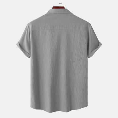 Chemises à manches courtes en lin Chemises pour hommes