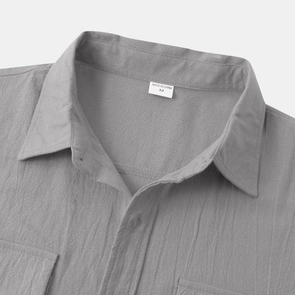 Chemises à manches courtes en lin Chemises pour hommes