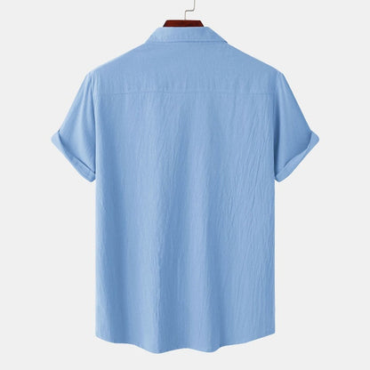 Chemises à manches courtes en lin Chemises pour hommes