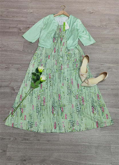 Almuth - Robe midi deux pièces à imprimé floral