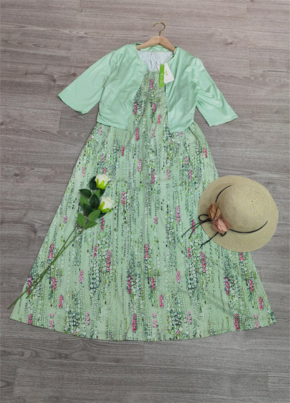 Almuth - Robe midi deux pièces à imprimé floral