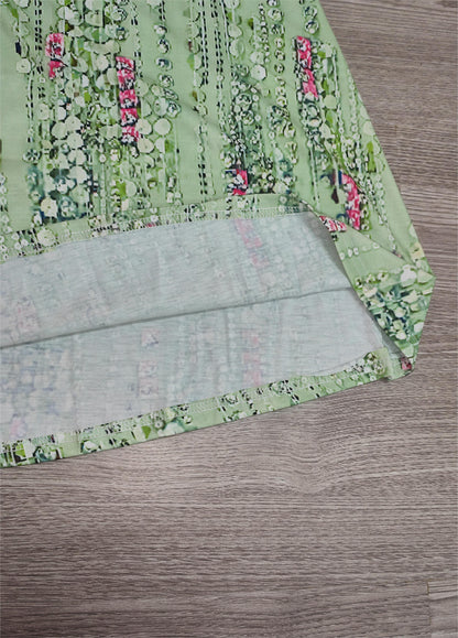 Almuth - Robe midi deux pièces à imprimé floral