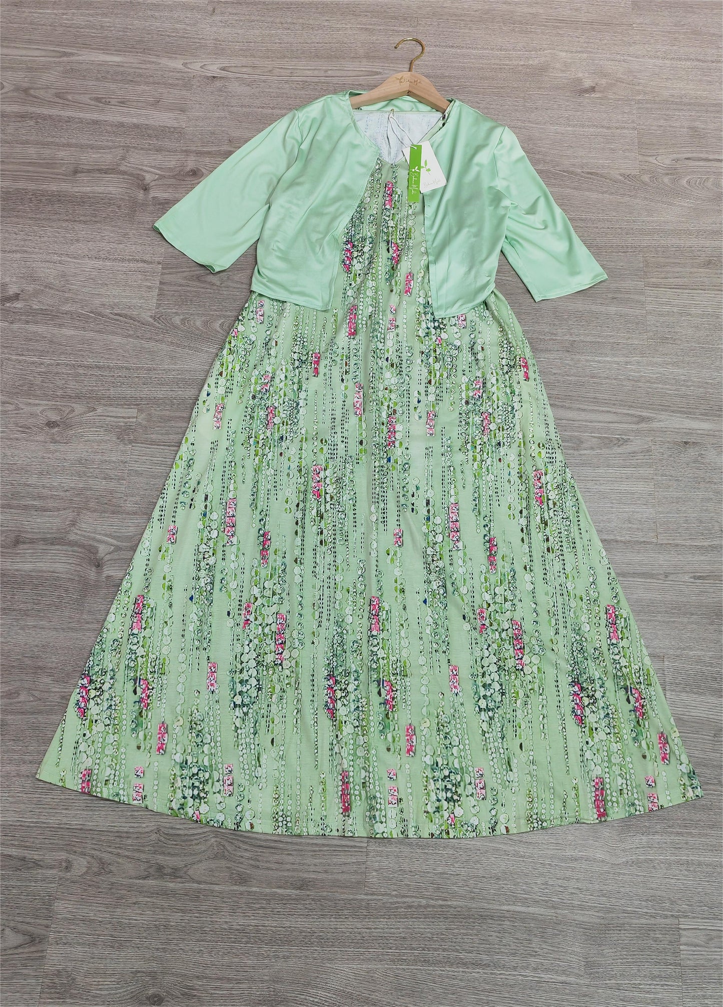 Almuth - Robe midi deux pièces à imprimé floral