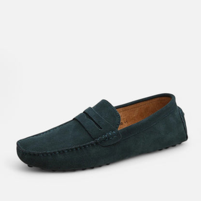 Mocassins homme en cuir véritable – Élégance décontractée, confort de conduite