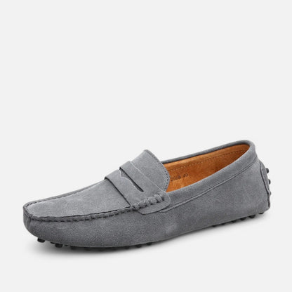 Mocassins homme en cuir véritable – Élégance décontractée, confort de conduite