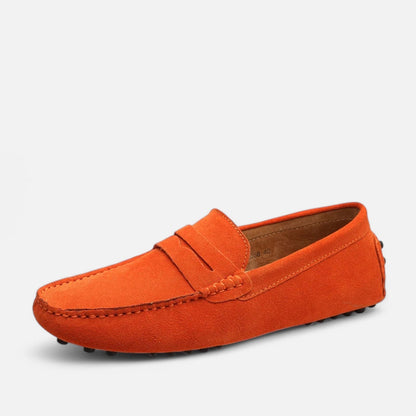 Mocassins homme en cuir véritable – Élégance décontractée, confort de conduite