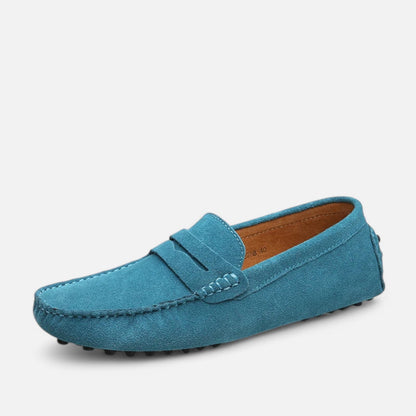 Mocassins homme en cuir véritable – Élégance décontractée, confort de conduite