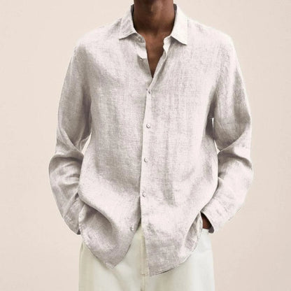 Chemise en lin pour hommes | Coupe classique