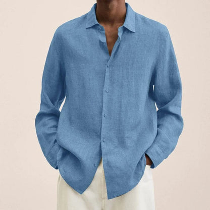 Chemise en lin pour hommes | Coupe classique