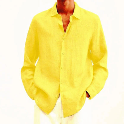 Chemise en lin pour hommes | Coupe classique