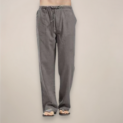 Linen pants for men – lightweight linen blend, breathable summer comfort