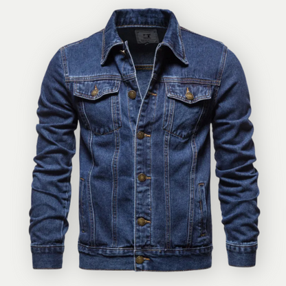 DenimCraft - Veste en denim classique pour hommes