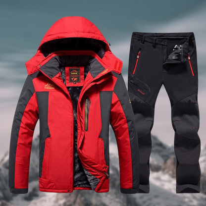 Ensemble extérieur étanche et résistant à l'hiver pour hommes - Veste & Pantalon