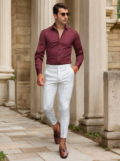 Finn | Chemise SlimFit stretch unie