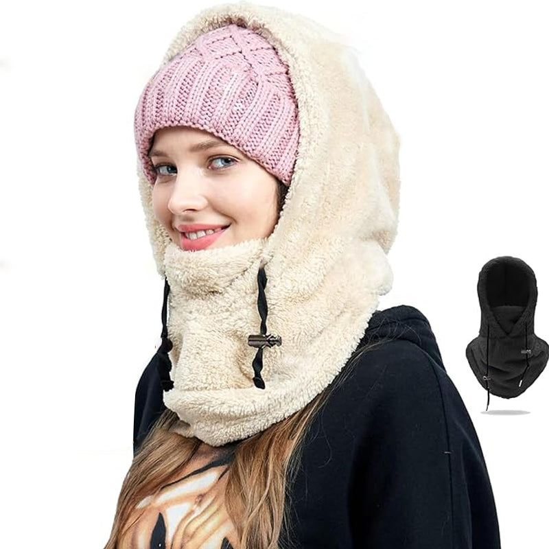 Bonnet d'hiver 3-en-1 - Chaud, coupe-vent et multifonctionnel
